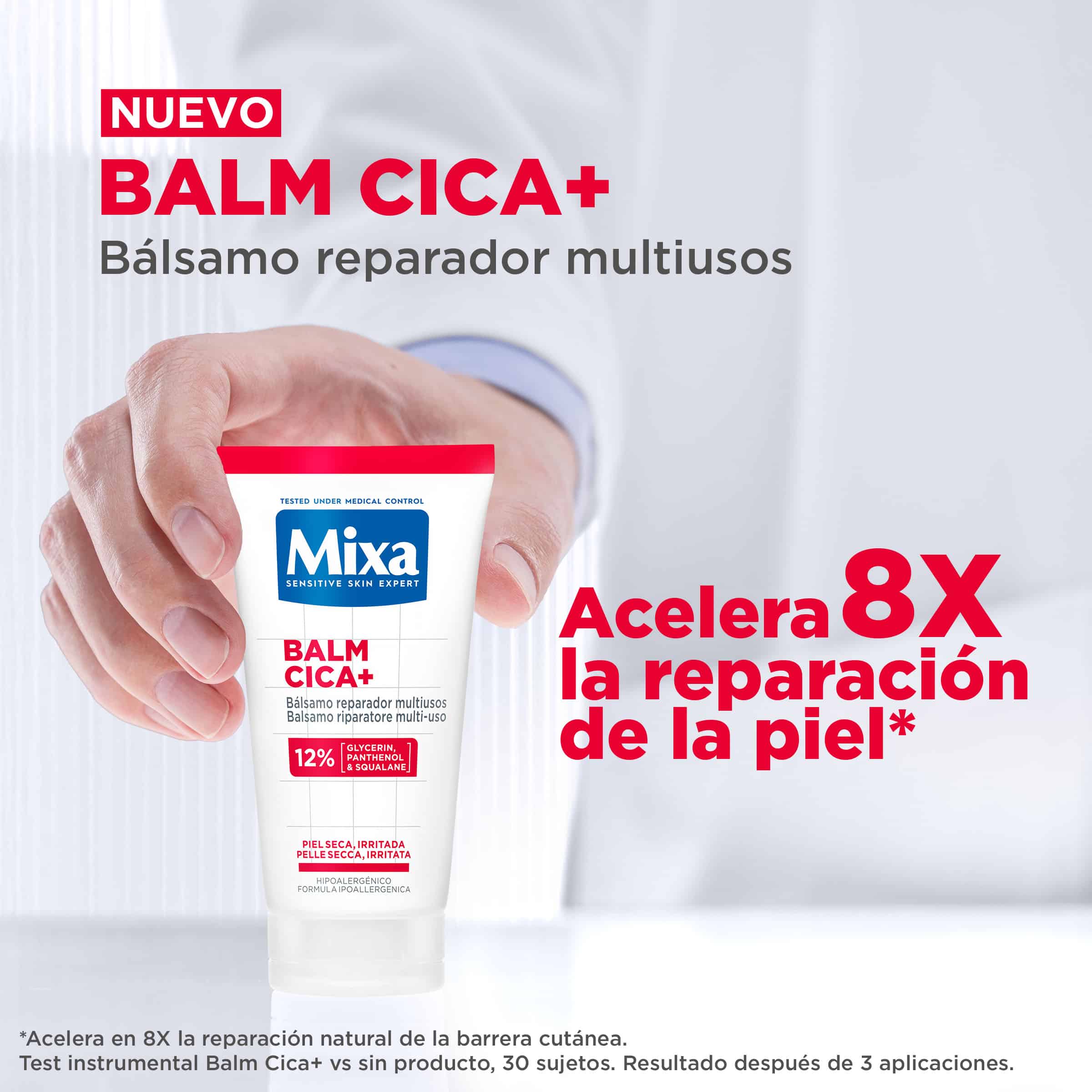 Mixa Bálsamo reparador multiusos para piel seca, irritada