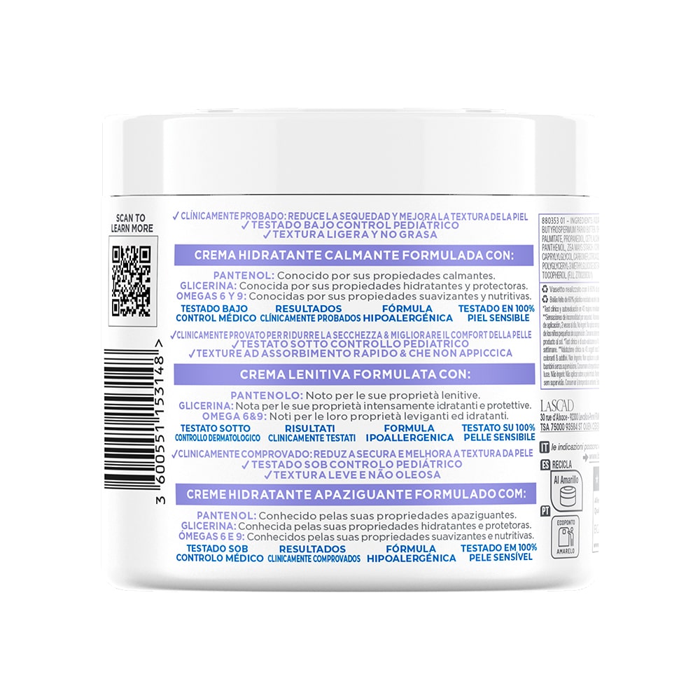 Tarro panthenol back